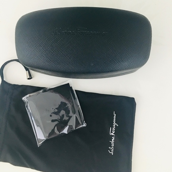 SALVATORE FERRAGAMO  SUNGLASSES CASE NWT - Picture 1 of 5